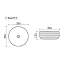Раковина Ceramicanova Element CN6073, 35 см, сантехфарфор, цвет белый