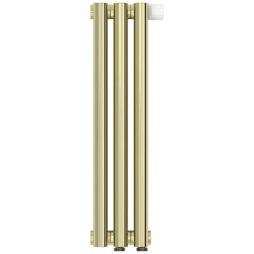 Радиатор отопления Сунержа Эстет-0 EU50, 3 секции, левое/правое нижнее подключение, цвет шампань, 020-0320-5003/020-0321-5003