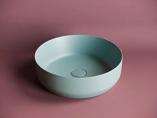 Умывальник Ceramicanova Element CN6022MLG 39х39х12см накладной круглый без перелива, CN6022MLG