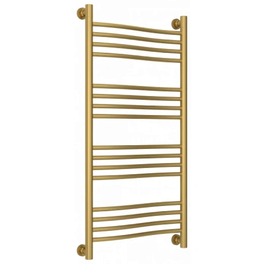 Полотенцесушитель водяной Сунержа Флюид+, 1000x500, цвет матовое золото, 032-0222-1050 Полотенцесушитель водяной Сунержа Флюид+, 1000x500, цвет матовое золото, 032-0222-1050