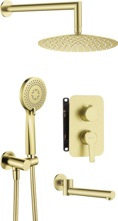Душевая система Deante Arnika Gold Br BXYYRQAM Душевая система Deante Arnika Gold Br BXYYRQAM