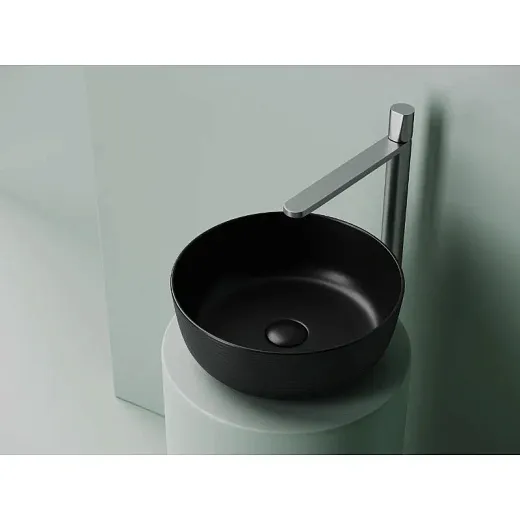 Умывальник Ceramicanova Element CN6073MB 35см сантехфарфор черный матовый, CN6073MB