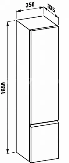 Пенал Laufen Pro New 48312