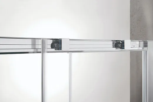 Дверь для душа Гласс лайн-150/Glass line-150 прозрачная