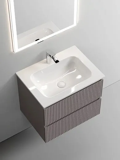 Тумба под раковину Sancos Snob T 60 см подвесная, Doha Soft, SNT60SM
