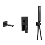 Душевая система скрытого монтажа Armatura Logon Black 5139-401-81 черный Душевая система скрытого монтажа Armatura Logon Black 5139-401-81 черный