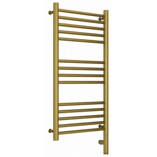 Полотенцесушитель электрический Сунержа Богема 3.0, высота 80 см, ширина 40 см, диммер слева/справа, цвет состаренная латунь, 051-5804-8040/051-5805-8040