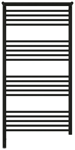 Полотенцесушитель электрический Сунержа Богема 3.0 1200x600 с полкой, матовый черный, L/R