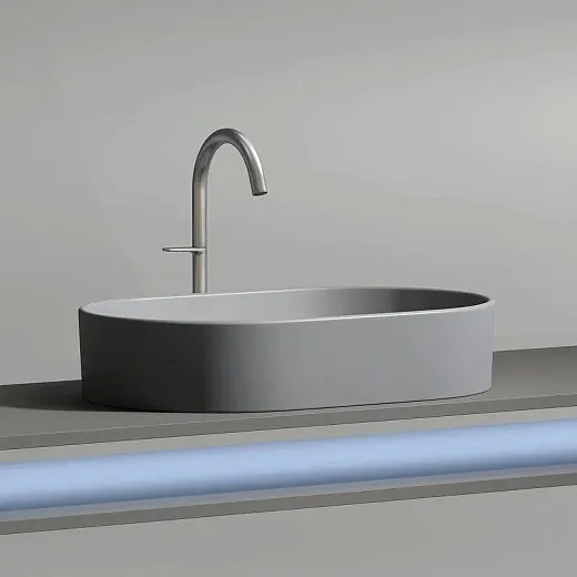 Раковина Ceramicanova Element CN6048MH, 60 см, сантехфарфор, цвет антрацит матовый