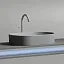Раковина Ceramicanova Element CN6048MH, 60 см, сантехфарфор, цвет антрацит матовый