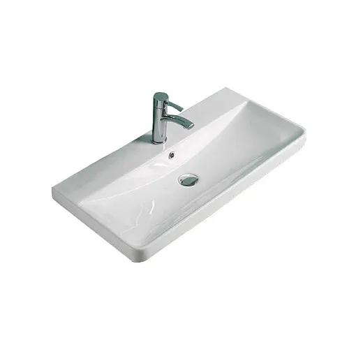 Раковина Equil Nice 9595-80, 80 см, фаянс, цвет белый