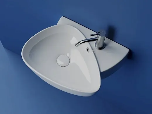 Умывальник Ceramicanova Element CN5049 49см сантехфарфор белый, CN5049