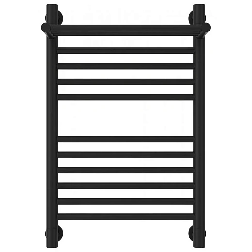 Полотенцесушитель водяной Сунержа Богема+ 31-0223-6040, 600x400, с полкой, цвет матовый черный