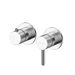 Смеситель для душа Whitecross Y brushed nickel, 2-Y1242NIB, на 2 потребителя, цвет брашированный никель PVD