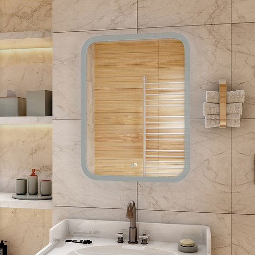 Зеркало Континент Glamour 700x900 антизапотевание ЗЛП536