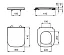 Крышка-сиденье Ideal Standard I.Life S T473701 с микролифтом, петли хром 48 см