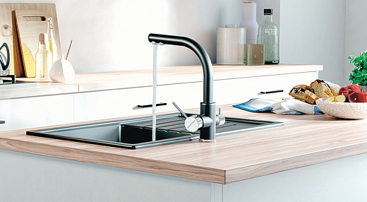 Смеситель PAULMARK ESSEN  Es213011-401 (черный/антрацит) Смеситель PAULMARK ESSEN  Es213011-401 (черный/антрацит)