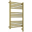 Полотенцесушитель электрический Сунержа Богема 3.0, высота 80 см, ширина 50 см, диммер слева/справа, цвет состаренная латунь, 051-5804-8050/051-5805-8050