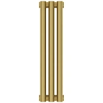 Радиатор трубчатый Сунержа Эстет-00, 3 секции, боковое подключение, цвет матовое золото, 032-0332-5003 Радиатор трубчатый Сунержа Эстет-00, 3 секции, боковое подключение, цвет матовое золото, 032-0332-5003