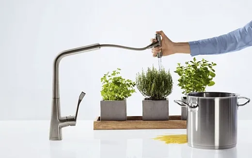 Смеситель Hansgrohe Metris Select 14884800 для кухонной мойки