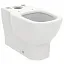 Унитаз напольный пристенный для монтажа с бачком Silk White (матовый белый)  Ideal Standard TESI SILK WHITE T0082V1 AquaBlade®