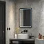 Зеркало Континент Enjoy Black 600x800 антизапотевание ЗЛП842