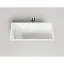 Ванна Salini Cascata Kit 104513MF, 180 х 80 см, из искусственного камня S-Sense, с донным клапаном, цвет белый матовый, покраска по RAL полностью