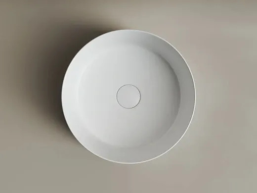 Раковина Ceramicanova Element CN6032MW 35.8 x 35.8 x 13.7 см, накладная, круглая, без перелива, сантехфарфор