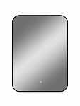 Зеркало Континент Torry 500x700 черная краска, открытая подсветка, антизапотевание ЗЛП2278