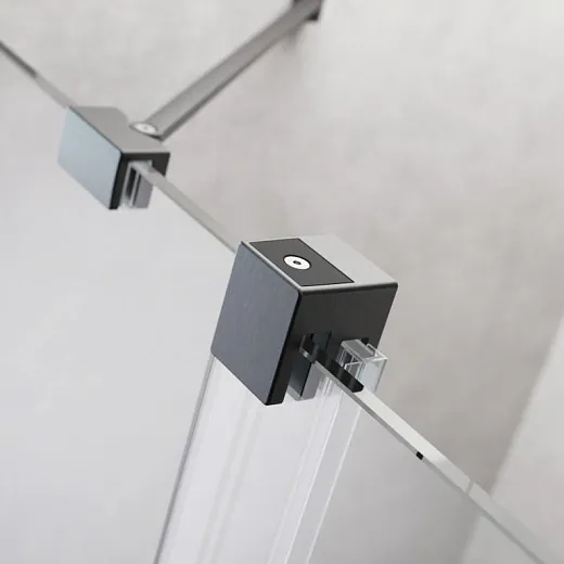 Душевая стенка Radaway Furo SL Brushed GunMetal KDD 80 Left, 10305080-92-01L