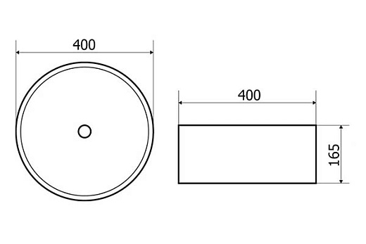 Умывальник накладной Roxen Debba 570115