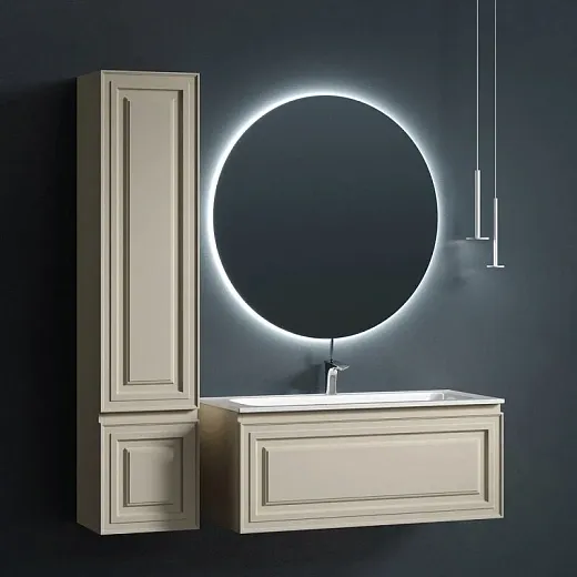 Тумба под раковину Sancos Very 100 см, подвесная, цвет Beige Soft, VR100CE