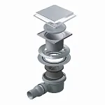 Душевой лоток Pestan Confluo Standart PLATE 1 15X15 2 IN 1 13704226 хром