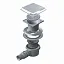 Душевой лоток Pestan Confluo Standart PLATE 1 15X15 2 IN 1 13704226 хром
