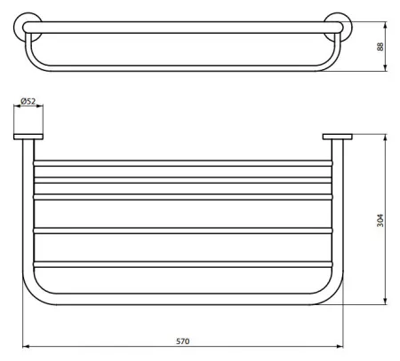 Полка Ideal Standard IOM для полотенец