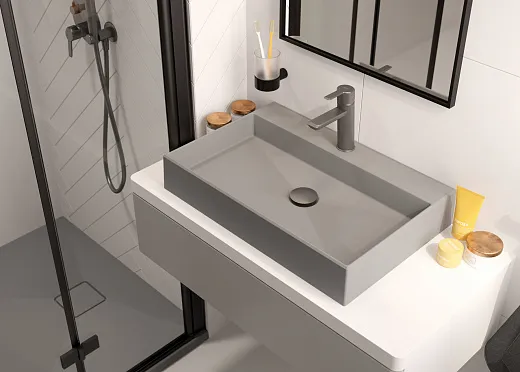 Смеситель для умывальника Deante Arnika Titanium BQA_D20M титан