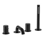 Смеситель для ванны AQUAme Siena AQM6219MB матовый чёрный Смеситель для ванны AQUAme Siena AQM6219MB матовый чёрный