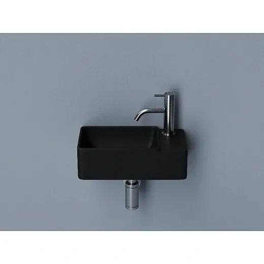 Умывальник Ceramicanova Element 40см подвесной черный матовый, CN5045MB