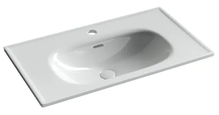 Раковина Ceramicanova Sabo CN13002, 80 см, сантехфарфор, белый