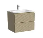 Тумба под раковину Sancos Folk FL60CP, 60 см, подвесная, капучино