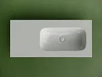 Умывальник накладной Ceramicanova Grace прямоугольный 1010х457х137мм чаша справа, CN7015wx
