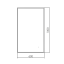 Зеркало Raval Альтера Black 60х100 бесконтакт Гор/верт, AltBl.02.600x1000/W/RL