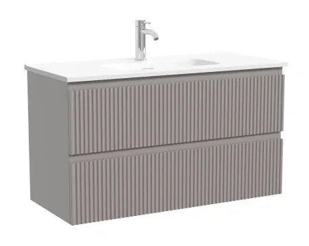 Тумба под раковину Sancos Snob R SNR90/39SM, 90 см, подвесная, Doha Soft