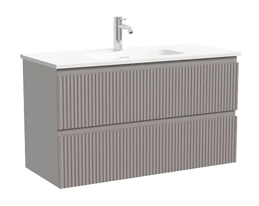 Тумба под раковину Sancos Snob R SNR90/39SM, 90 см, подвесная, Doha Soft
