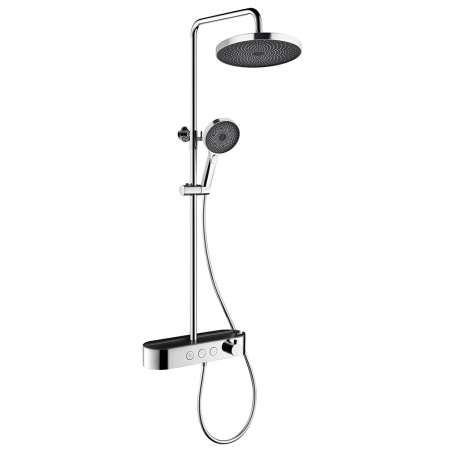 AQM8009CR Душевая система  AQUAme со смесит. (верхн. душ 260мм, ручн. душ 3 режима, каскад. излив), хром AQM8009CR Душевая система  AQUAme со смесит. (верхн. душ 260мм, ручн. душ 3 режима, каскад. излив), хром