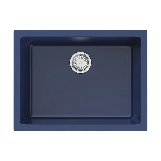 Кухонная мойка из керамики Omoikiri Okinoshima 61-U/I-IB Matt Natceramic/indigo blue