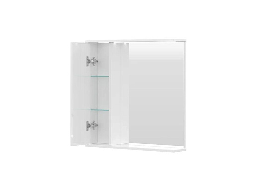 Шкаф с зеркалом Volna Joli 70 белый левый