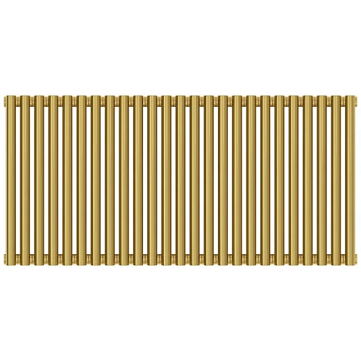 Радиатор трубчатый Сунержа Эстет-00, 25 секций, боковое подключение, цвет золото, 03-0332-5025