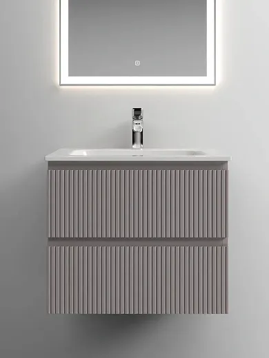 Тумба под раковину Sancos Snob T 60 см подвесная, Doha Soft, SNT60SM