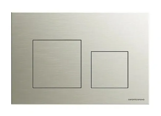 Клавиша смыва Ceramicanova Balance Square CN12-002BN, механическая, брашированный никель